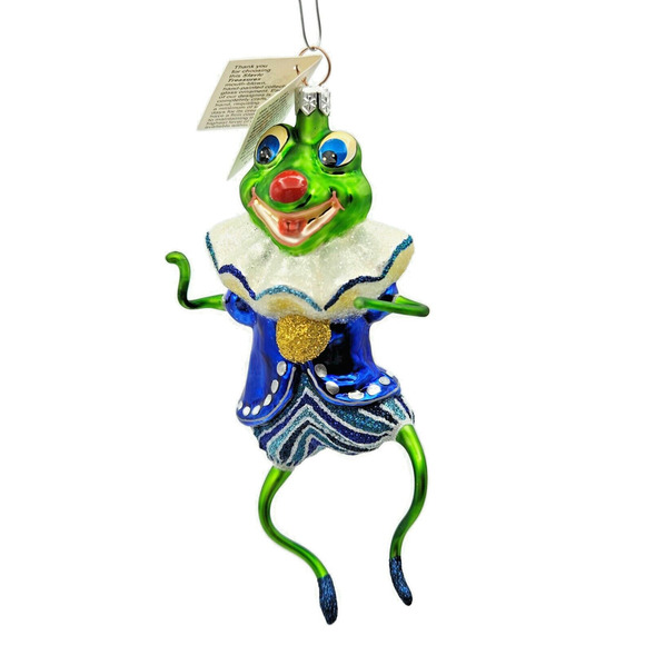 Slavic Treasures Jumping Jester Frog Halloween Christmas Tree Ornament 00402AFB - Picture 1 of 10